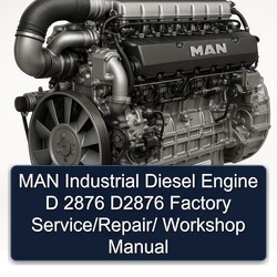 MAN D2876 Industrial Diesel Engine D 2876 / Service Repair Workshop Manual PDF