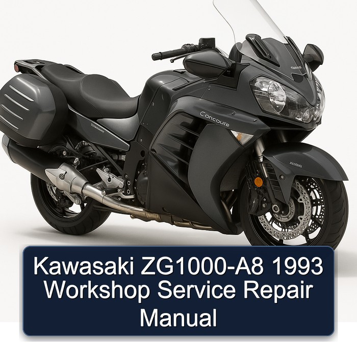 1993 Kawasaki Concours Models Zg1000-a8 Service Repair Workshop Manual PDF
