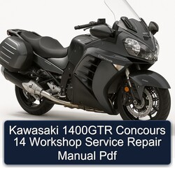 Kawasaki Concours Models 1400GTR 14 Service Repair Workshop Manual PDF
