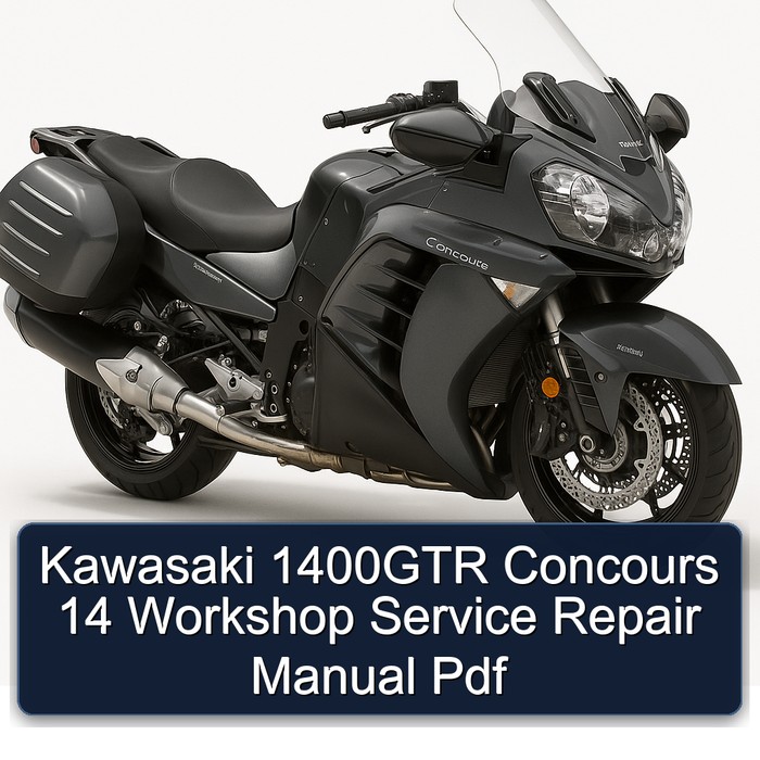 Kawasaki Concours Models 1400GTR 14 Service Repair Workshop Manual PDF