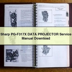 Sharp PG-F317X Data Projector Service Repair Workshop Manual PDF