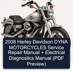 2008 Harley Davidson Dyna Motorcycles Electrical Diagnostics ( Preview) Service Repair Workshop Manual PDF