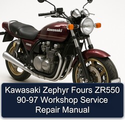 1990-1997 Kawasaki Zephyr Fours ZR550 Service Repair Workshop Manual PDF