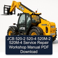 JCB 520-2 520-4 520M-2 520M-4 Service Repair Workshop Manual PDF