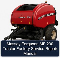 Massey Ferguson MF 230 Tractor Service Repair Workshop Manual PDF