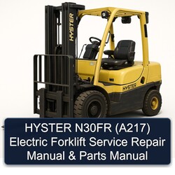 Hyster N30FR (A217) Electric Forklift Parts Catalog PDF