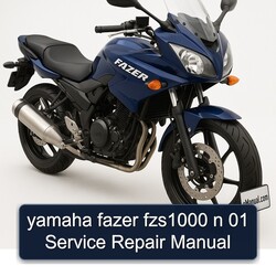 Yamaha Fazer FZS1000 N 01 Service Repair Workshop Manual PDF