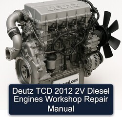 2012 Deutz TCD 2V Diesel Engines Service Repair Workshop Manual PDF