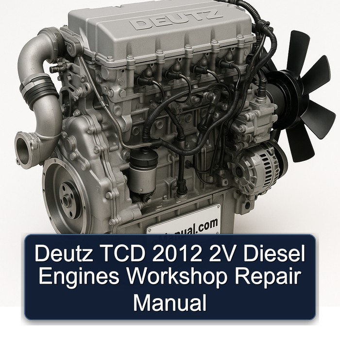 2012 Deutz TCD 2V Diesel Engines Service Repair Workshop Manual PDF