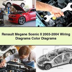 2003-2004 Renault Megane Scenic II - Color Electrical Wiring Diagrams PDF