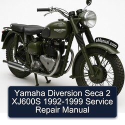 1992-1999 Triumph TRW Yamaha Diversion Seca 2 XJ600S Service Repair Workshop Manual PDF