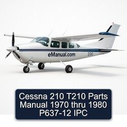1970-1980 Cessna 210 T210 Parts Thru P637-12 IPC Catalog PDF