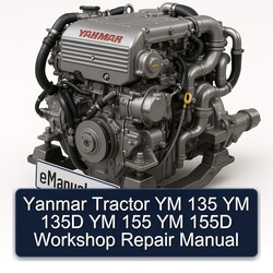 Yanmar Tractor YM 135 135D 155 155D Service Repair Workshop Manual PDF