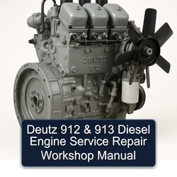 Deutz 912 913 Diesel Engine Service Repair Workshop Manual PDF