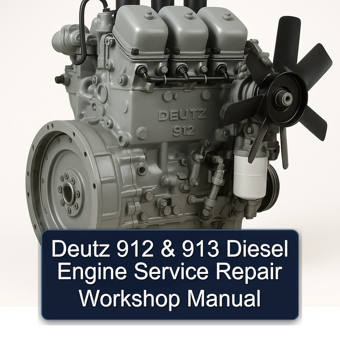 Deutz 912 913 Diesel Engine Service Repair Workshop Manual PDF
