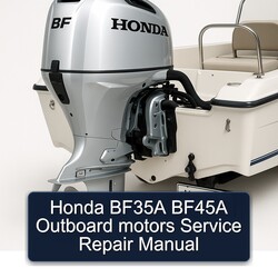 Honda BF35A BF45A Outboard Motors Service Repair Workshop Manual PDF