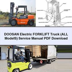 Doosan Electric Forklift Truck (all Models) Service Repair Workshop Manual PDF