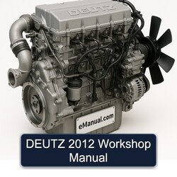 2012 Deutz Service Repair Workshop Manual PDF