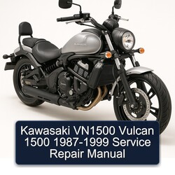 1987-1999 Kawasaki Vulcan VN1500 1500 Service Repair Workshop Manual PDF
