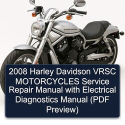2008 Harley Davidson Vrsc Motorcycles Electrical Diagnostics ( Preview) Service Repair Workshop Manual PDF