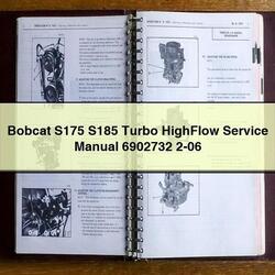 Bobcat S175 S185 Turbo Highflow 6902732 2-06 Service Repair Workshop Manual PDF