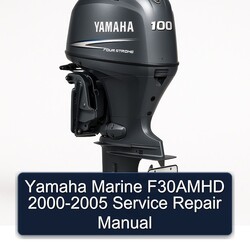 2000-2005 Yamaha Marine F30AMHD Service Repair Workshop Manual PDF