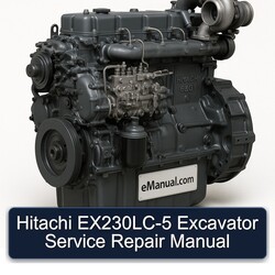 Hitachi Ex230lc-5 Excavator Service Repair Workshop Manual PDF