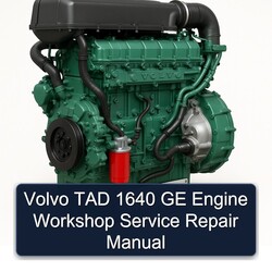 Volvo TAD 1640 GE Engine Service Repair Workshop Manual PDF