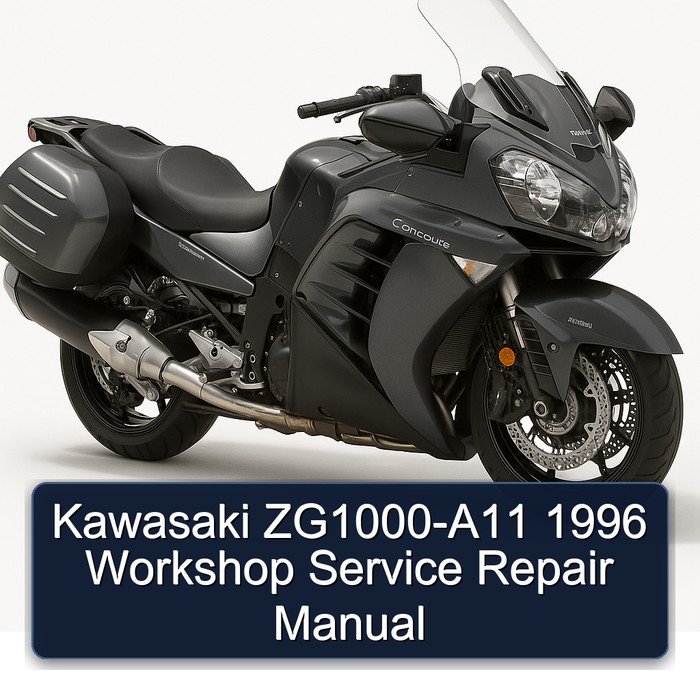 1996 Kawasaki Concours Models Zg1000-a11 Service Repair Workshop Manual PDF