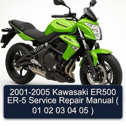 2001-2005 Kawasaki ER Models ER500 ER-5 ( 01 02 03 04 05 ) Service Repair Workshop Manual PDF