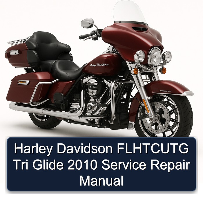 2010 Harley Davidson FL Models Flhtcutg Tri Glide Service Repair Workshop Manual PDF