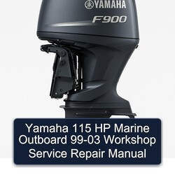 1999-2003 Yamaha 115 HP Marine Outboard Service Repair Workshop Manual PDF