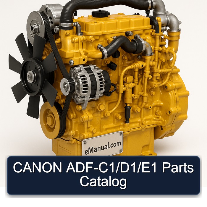 Caterpillar C0.5 C0.7 C1.1 C1.5 C1.6 C2.2 Canon Adf-c1/d1/e1 Parts Catalog PDF
