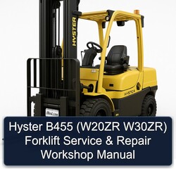 Hyster B455 (w20zr W30zr) Forklift Service Repair Workshop Manual PDF