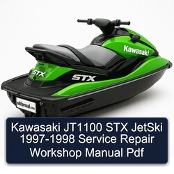 1997-1998 Kawasaki JT1100 STX Jetski Service Repair Workshop Manual PDF