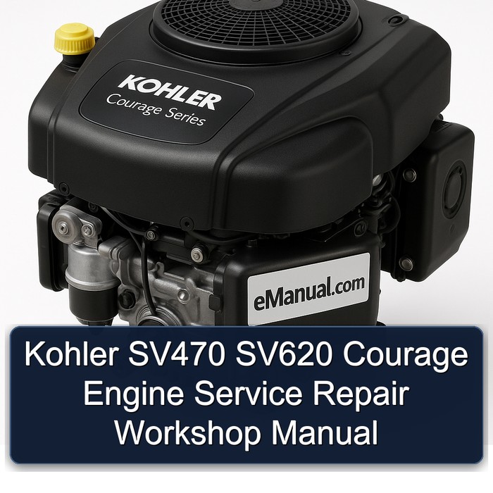 Kohler Courage Series SV470 SV620 Engine Service Repair Workshop Manual PDF