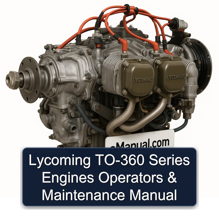 Lycoming O 360 Series Engines Operators Service Repair Workshop Manual PDF