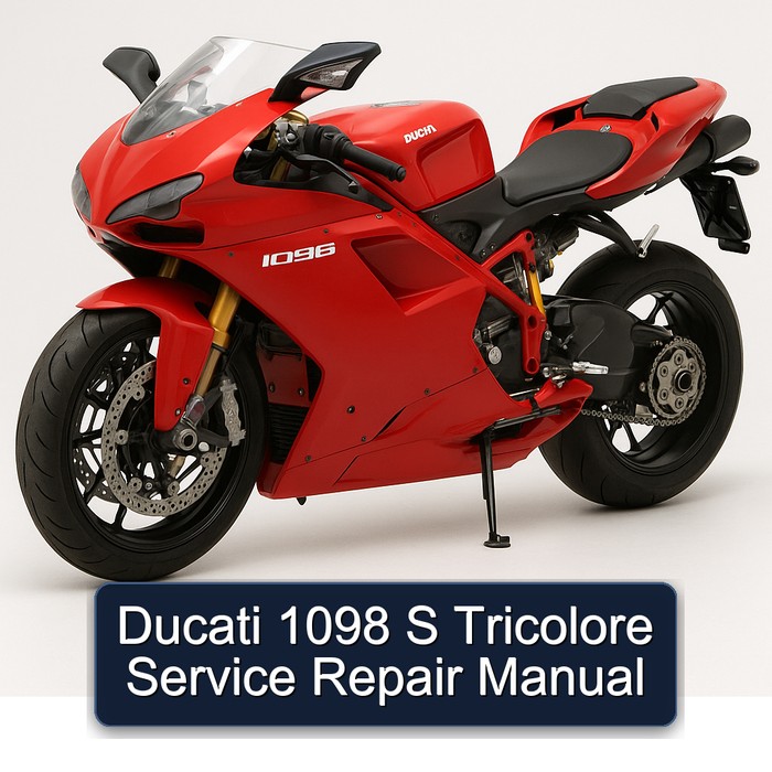 Ducati 1098 S Tricolore Service Repair Workshop Manual PDF