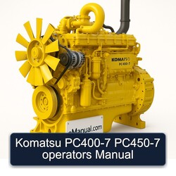 Komatsu PC400-7 PC450-7 Operators Operator's Manual PDF