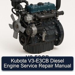 Kubota V3-E3CB Diesel Engine Service Repair Workshop Manual PDF
