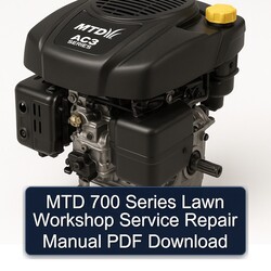 MTD AC3 Series 700 Lawn Service Repair Workshop Manual PDF