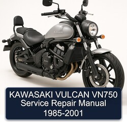 1985-2001 Kawasaki Vulcan VN750 Service Repair Workshop Manual PDF
