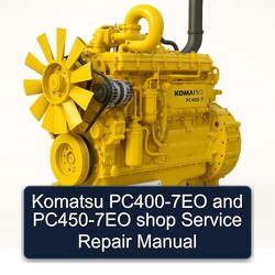 Komatsu PC400-7EO PC450-7EO Shop Service Repair Workshop Manual PDF