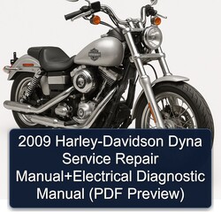 2009 Harley Davidson Model 125 Harley-davidson Dyna Electrical Diagnostic ( Preview) Service Repair Workshop Manual PDF