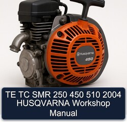 2004 Husqvarna 450 TE TC SMR 250 510 Service Repair Workshop Manual PDF