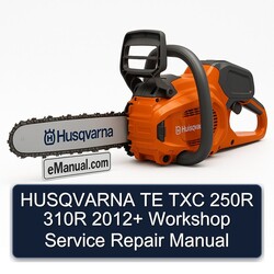 2012 Husqvarna TR650 Models TE TXC 250R 310R Service Repair Workshop Manual PDF