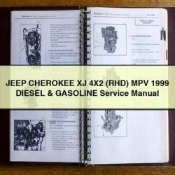1999 Jeep Cherokee XJ 4x2 (RHD) MPV Diesel Gasoline Service Repair Workshop Manual PDF