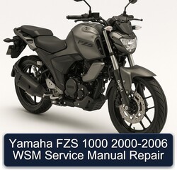 2000-2006 Yamaha FZS Models 1000 - WSM Service Repair Workshop Manual PDF