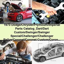 1973 Dodge Plymouth Chrysler Imperial Parts Catalog PDF