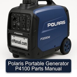 Polaris Portable Generator P4100 Parts Catalog PDF